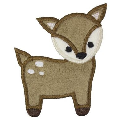 Woodland Deer Sew or Iron on Patch - image1